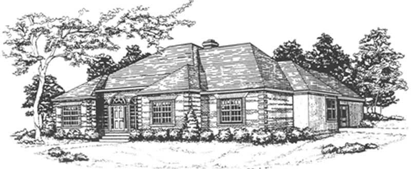 3-Bedroom, 2074 Sq Ft European Home Plan - 124-1099 - Main Exterior