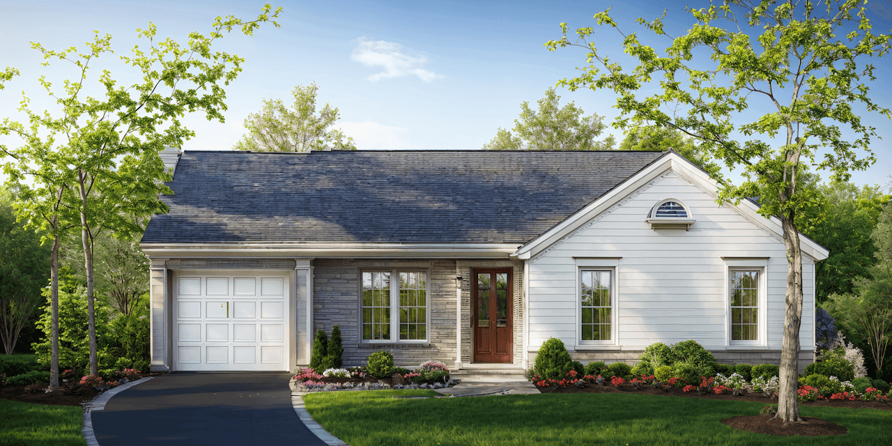 2-Bedroom, 1355 Sq Ft Ranch Home Plan - 124-1115 - Main Exterior