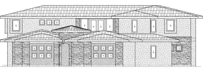 7-Bedroom, 5447 Sq Ft Mediterranean Home Plan - 125-1182 - Main Exterior