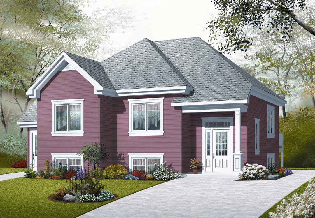 Split-Level House Plans - Raised Ranch Floor Plans & Bi-Level Designs ...
