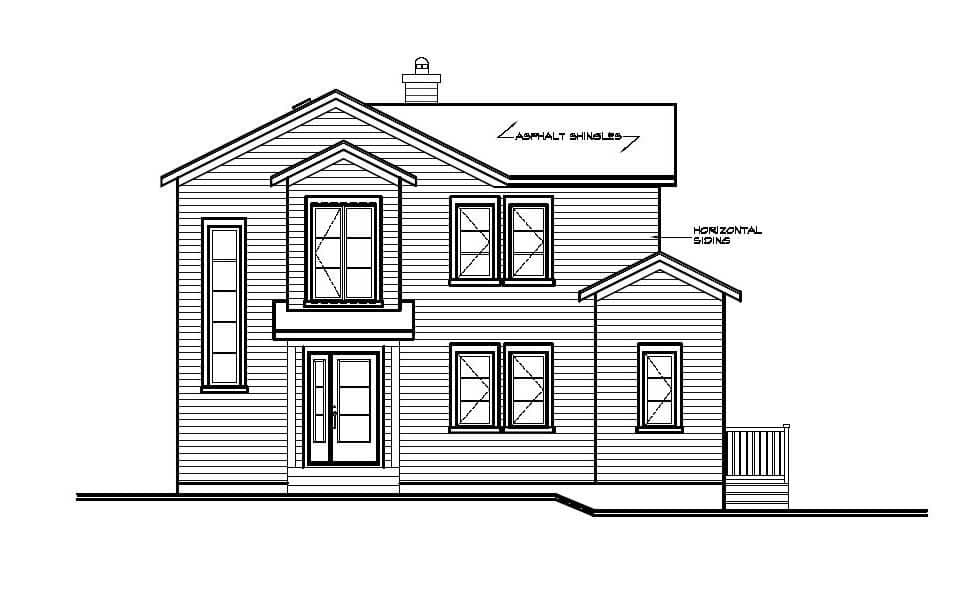 Home Plan Front Elevation