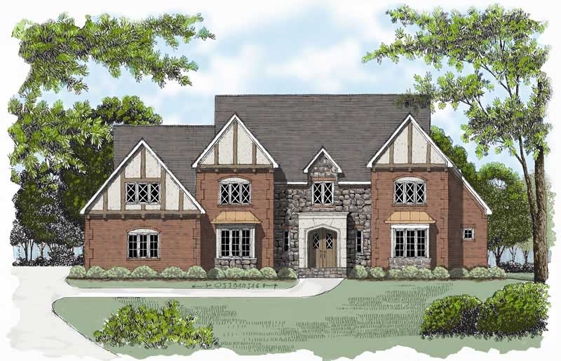 4-Bedroom, 4690 Sq Ft European Home Plan - 127-1004 - Main Exterior
