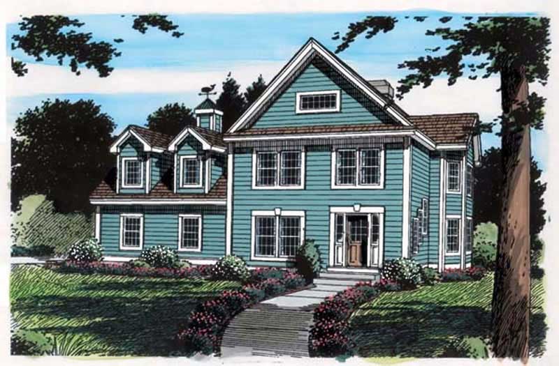 3-Bedroom, 2240 Sq Ft Cape Cod House Plan - 131-1105 - Front Exterior