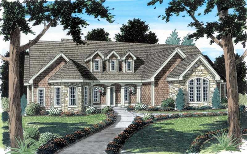 3-Bedroom, 2179 Sq Ft Cape Cod Home Plan - 131-1106 - Main Exterior