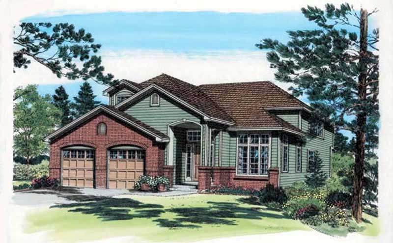 4-Bedroom, 2672 Sq Ft Contemporary House Plan - 131-1130 - Front Exterior