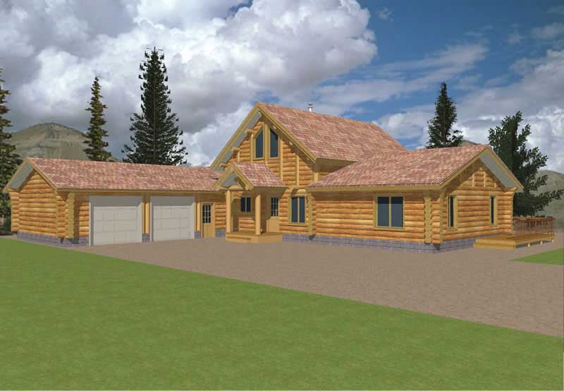 3-Bedroom, 2113 Sq Ft Cape Cod Home Plan - 132-1330 - Main Exterior