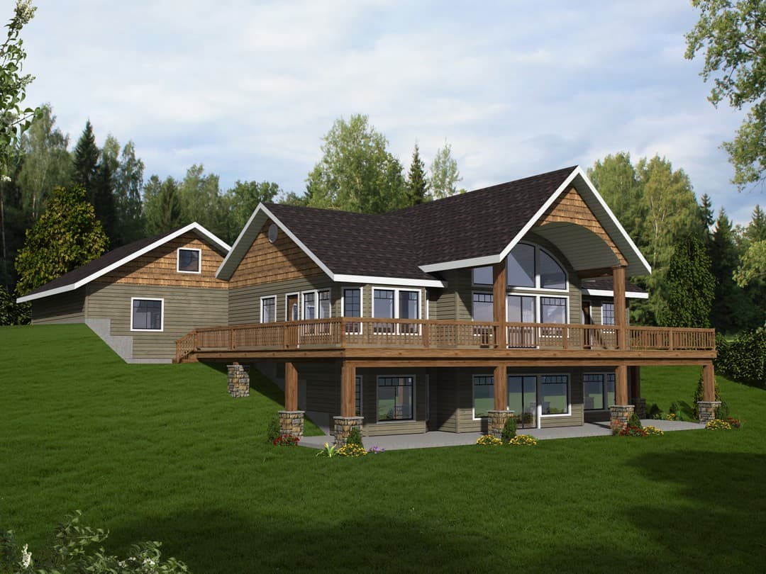 Concrete Block/ ICF Design Home Bdrm, Bath, 3284 Sq Ft