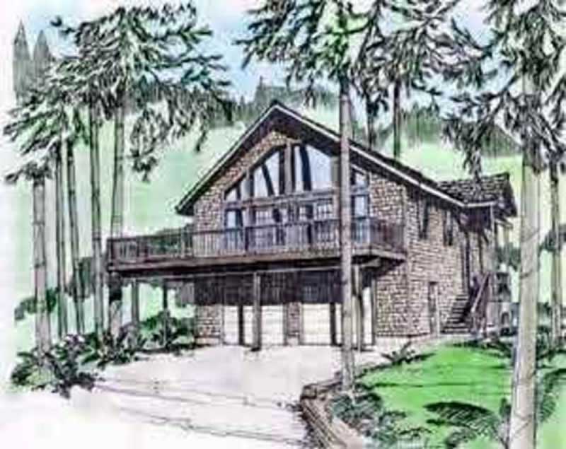 3-Bedroom, 1774 Sq Ft Coastal Home Plan - 132-1415 - Main Exterior