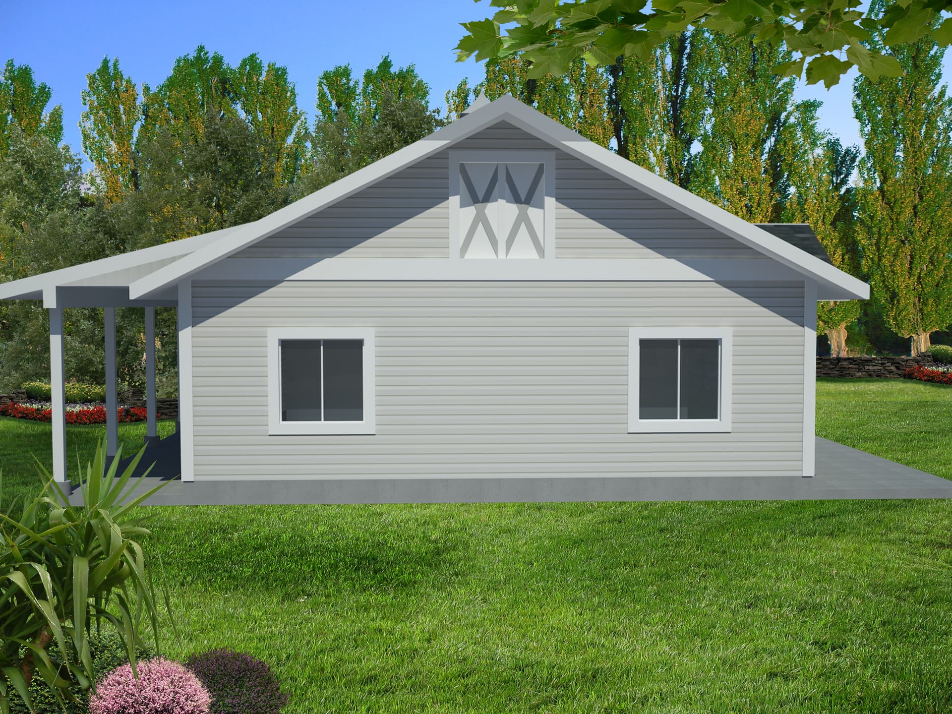 0-Bedroom, 2416 Sq Ft Garage House Plan - 132-1549 - Front Exterior