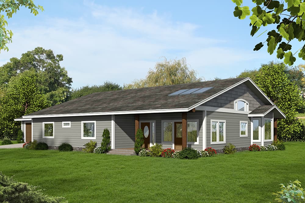 3-Bedroom, 2568 Sq Ft Craftsman Home Plan - 132-1600 - Main Exterior