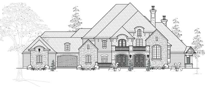 Home Plan Front Elevation