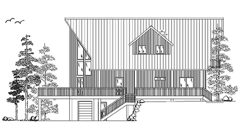 3-Bedroom, 2109 Sq Ft Cape Cod House Plan - 135-1211 - Front Exterior
