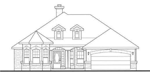 Home Plan Front Elevation