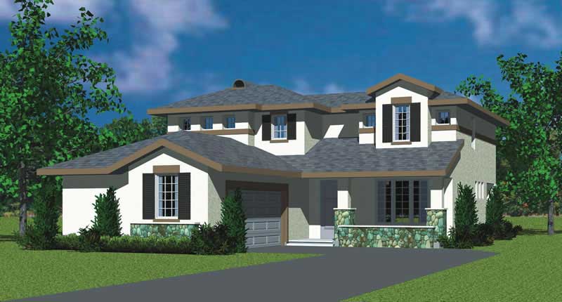3-Bedroom, 2072 Sq Ft Craftsman Home Plan - 137-1110 - Main Exterior