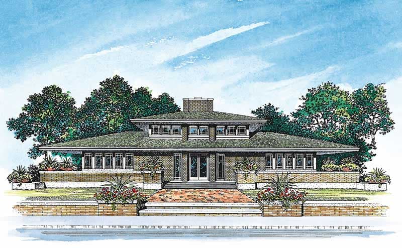 Home Plan Front Elevation