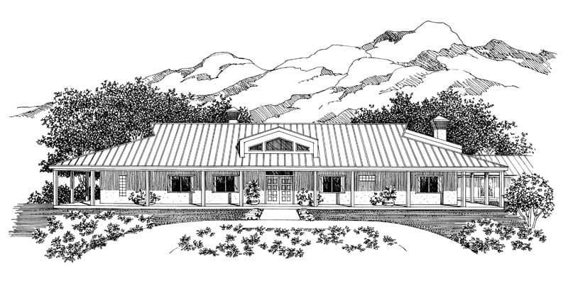 Home Plan Front Elevation