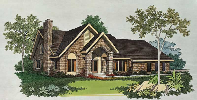 2-Bedroom, 2284 Sq Ft Contemporary Home Plan - 137-1461 - Main Exterior