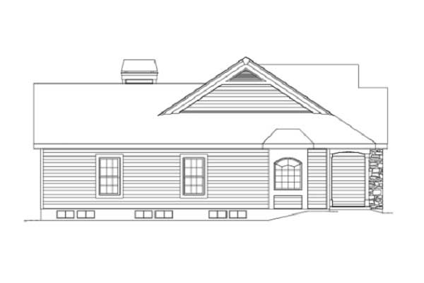 Home Plan Left Elevation