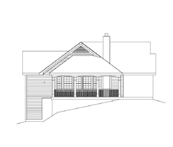 Home Plan Left Elevation