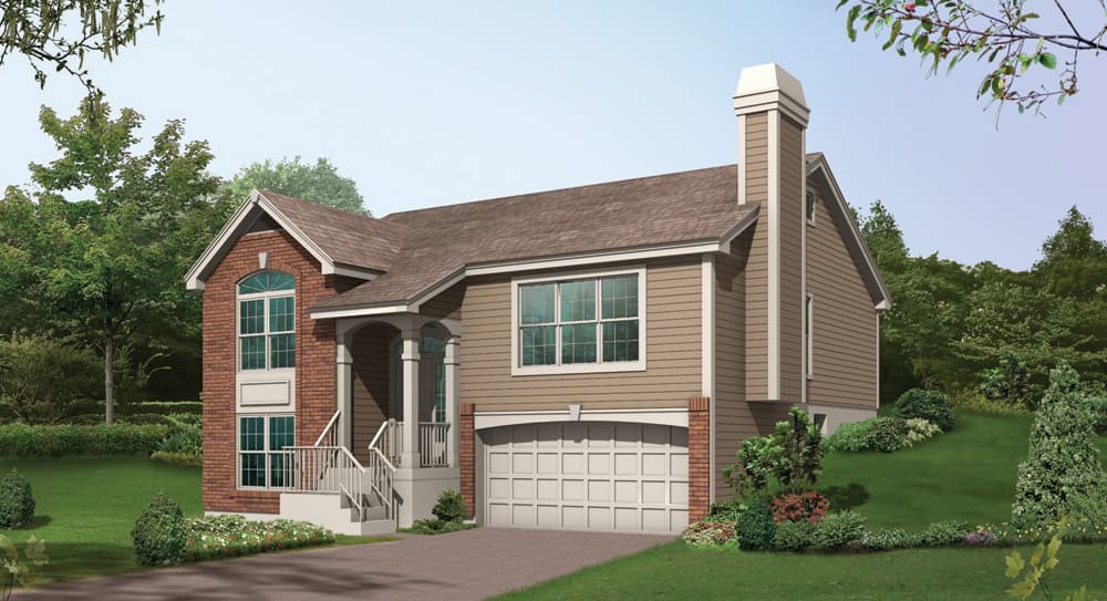 3-Bedroom, 1340 Sq Ft Traditional Home Plan - 138-1150 - Main Exterior