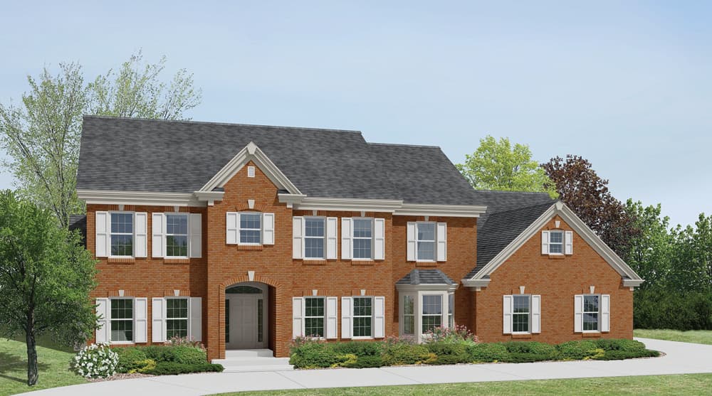 4-Bedroom, 3978 Sq Ft Traditional House Plan - 138-1184 - Front Exterior