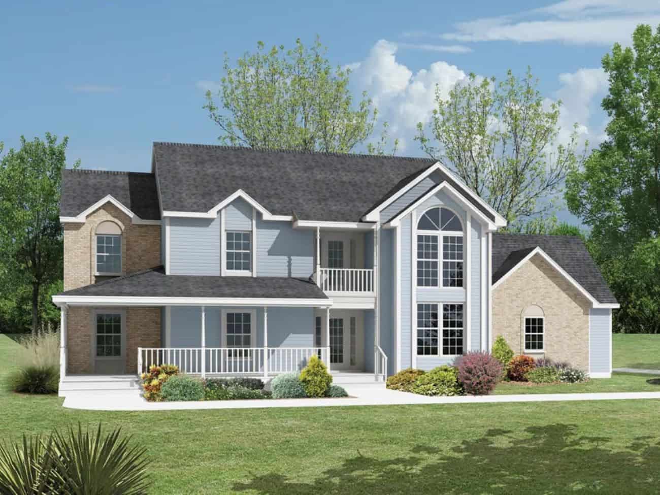 Modern Farmhouse Home Plan - 4 Bedrms, 2.5 Baths - 2352 Sq Ft - #138-1455