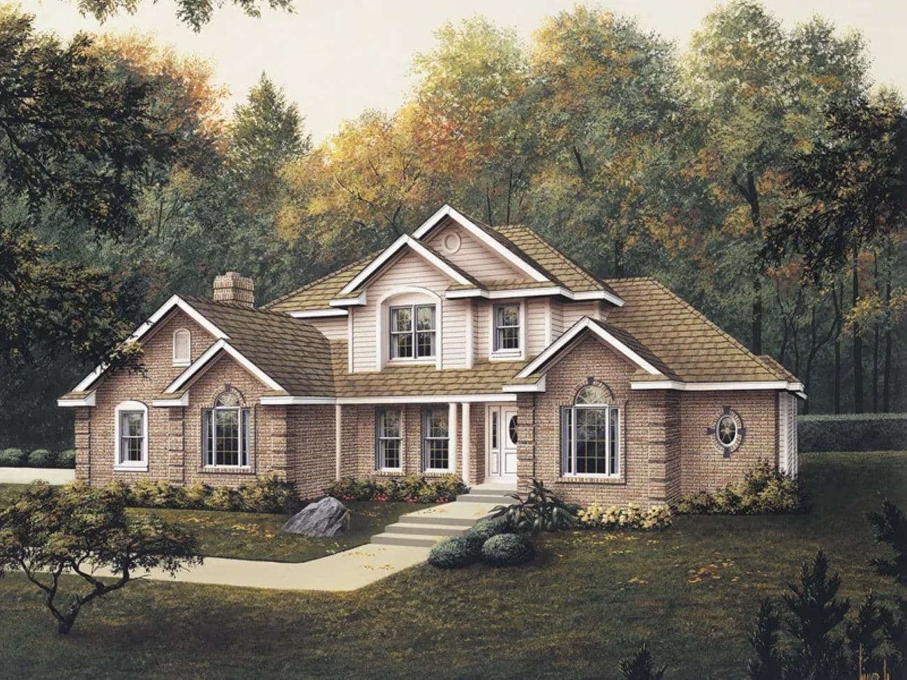 Rustic House Plan - 4 Bedrms, 2.5 Baths - 3357 Sq Ft - #138-1460