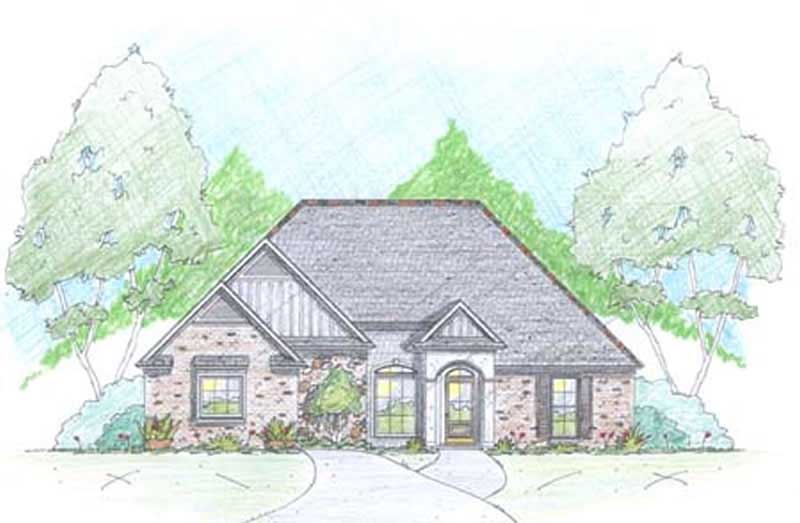 3-Bedroom, 1971 Sq Ft European House Plan - 139-1022 - Front Exterior