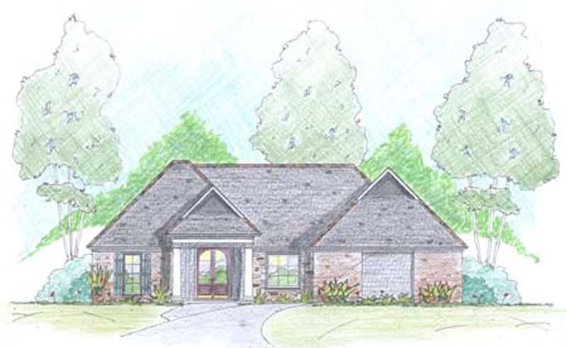 3-Bedroom, 1998 Sq Ft European House Plan - 139-1023 - Front Exterior
