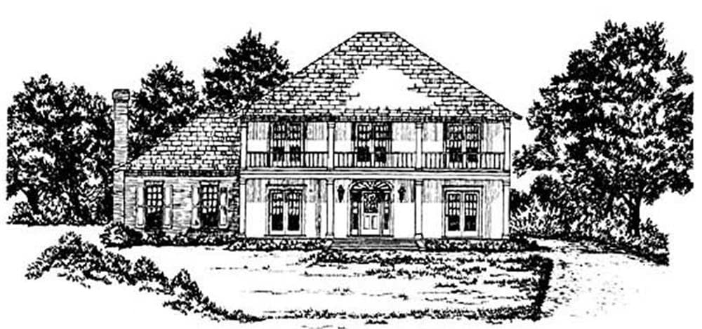 4-Bedroom, 2898 Sq Ft European House Plan - 139-1199 - Front Exterior