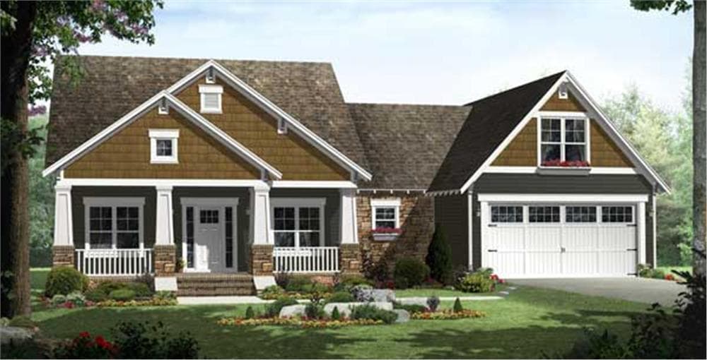Home Plan Front Elevation
