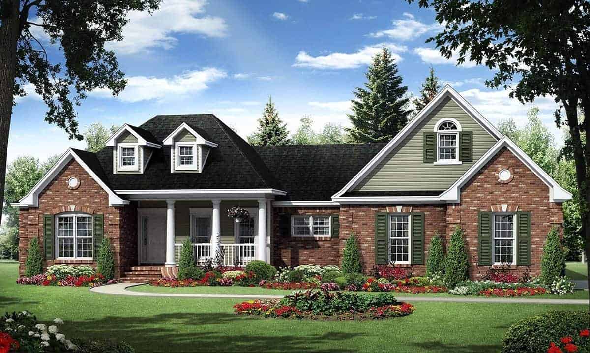 4-Bedroom, 2272 Sq Ft Acadian Home Plan - 141-1127 - Main Exterior