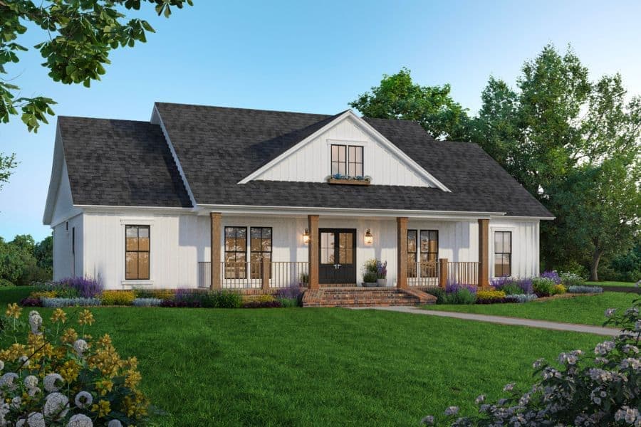 Country Home Plan - 3 Bedrms, 2.5 Baths - 1826 Sq Ft - #141-1351