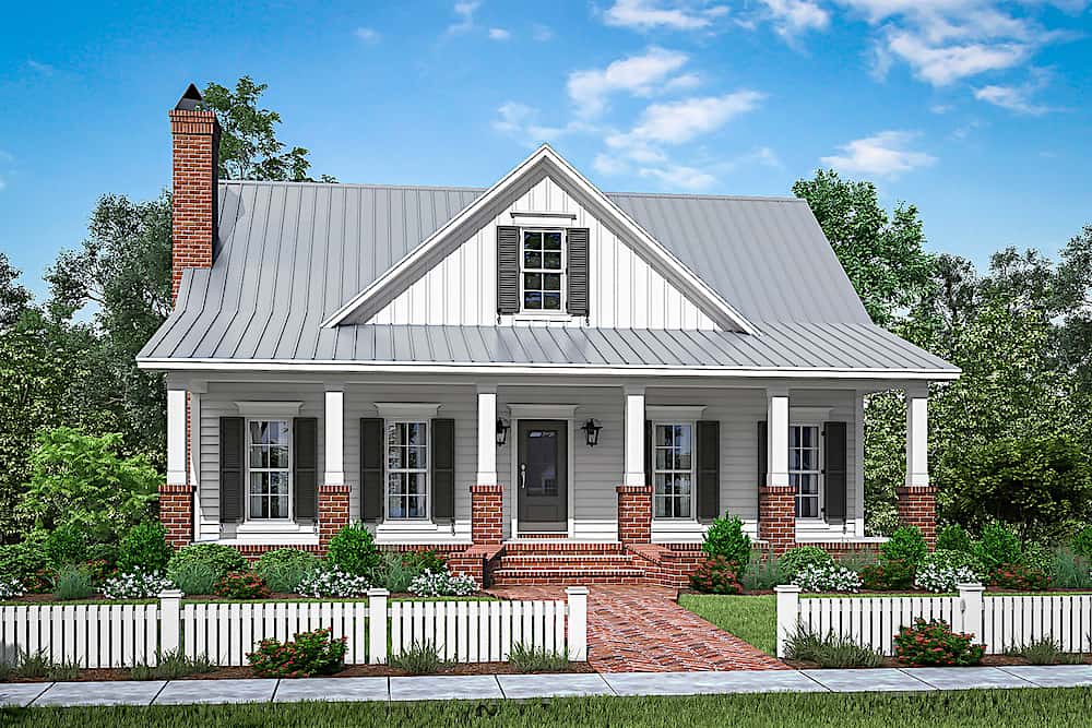 4-Bedroom, 2533 Sq Ft Farmhouse House - Plan #142-1214 - Front Exterior