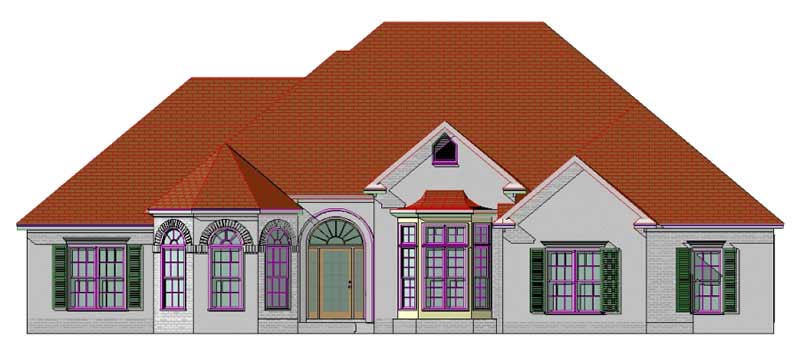 4-Bedroom, 2540 Sq Ft Craftsman Home Plan - 144-1030 - Main Exterior