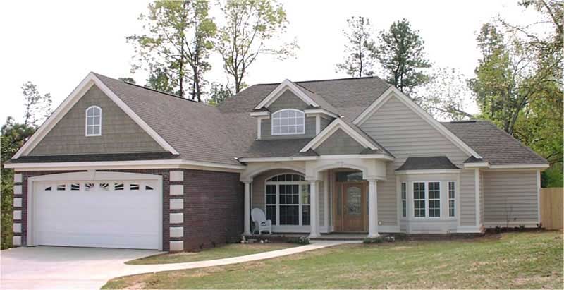 4-Bedroom, 1868 Sq Ft Contemporary House Plan - 144-1054 - Front Exterior