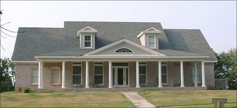 4-Bedroom, 2590 Sq Ft Country House Plan - 144-1056 - Front Exterior