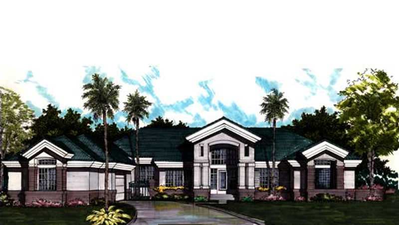 4-Bedroom, 4346 Sq Ft Contemporary House Plan - 146-1094 - Front Exterior