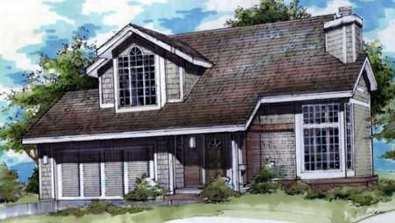 4-Bedroom, 1777 Sq Ft Country House Plan - 146-1323 - Front Exterior