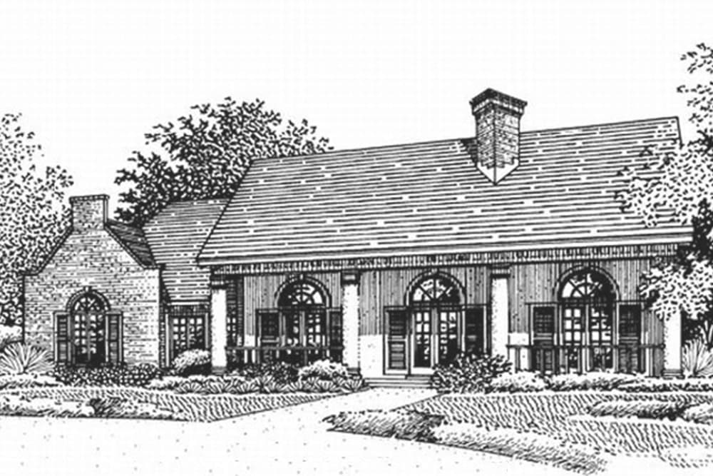 Home Plan Front Elevation