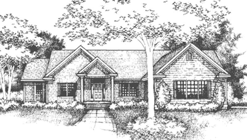 4-Bedroom, 3213 Sq Ft Shingle House Plan - 146-2239 - Front Exterior