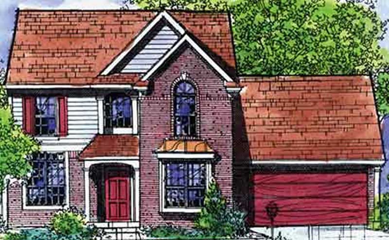 4-Bedroom, 1986 Sq Ft Craftsman House Plan - 146-2502 - Front Exterior