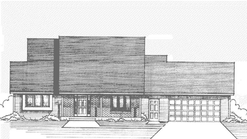 3-Bedroom, 1641 Sq Ft Cape Cod House Plan - 146-2653 - Front Exterior