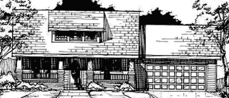 2-Bedroom, 1256 Sq Ft Bungalow House Plan - 146-2669 - Front Exterior