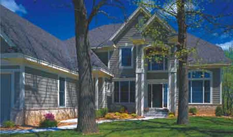 4-Bedroom, 3469 Sq Ft European House Plan - 146-2986 - Front Exterior