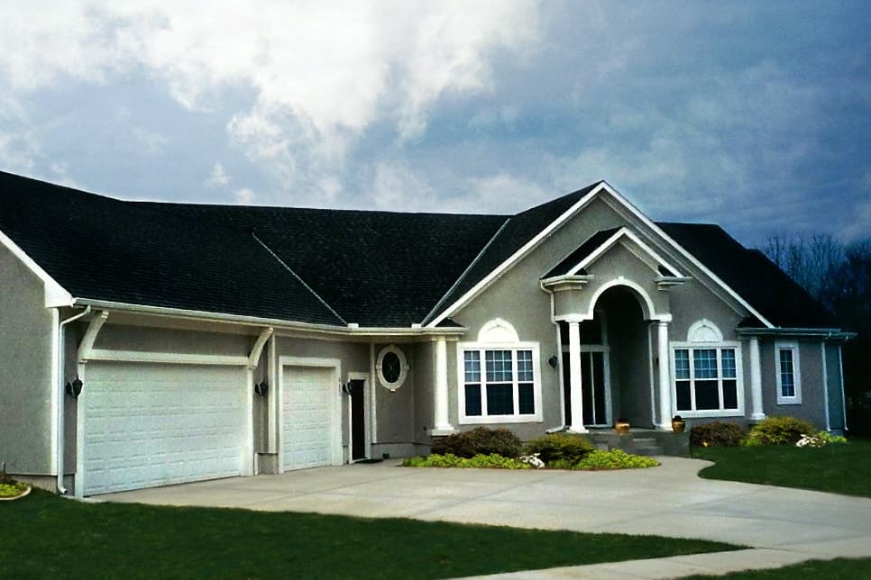 4-Bedroom, 4167 Sq Ft Luxury House Plan - 147-1040 - Front Exterior