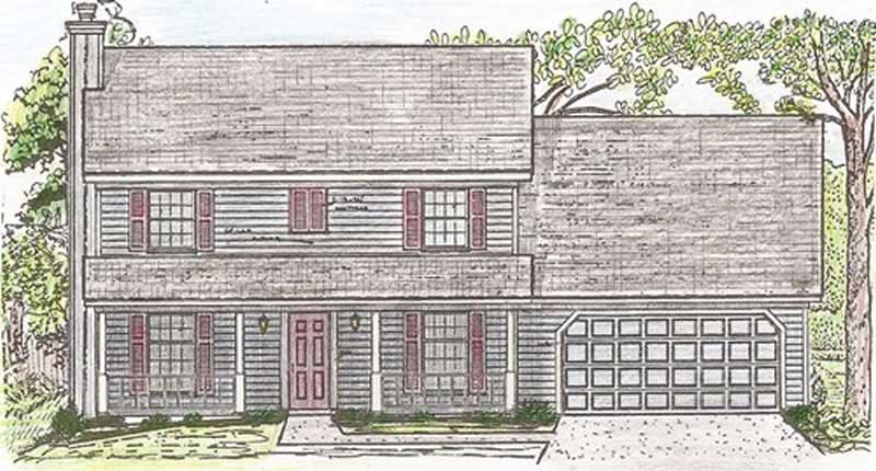 4-Bedroom, 2133 Sq Ft Country Home Plan - 147-1049 - Main Exterior