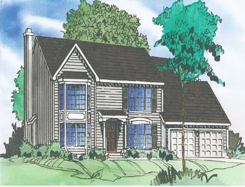 4-Bedroom, 2381 Sq Ft Country Home Plan - 147-1106 - Main Exterior