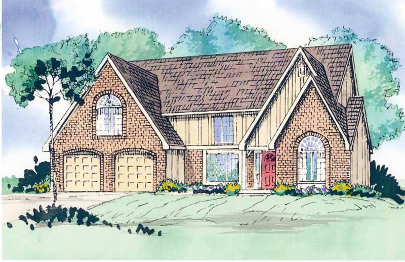 4-Bedroom, 2694 Sq Ft European Home Plan - 147-1133 - Main Exterior
