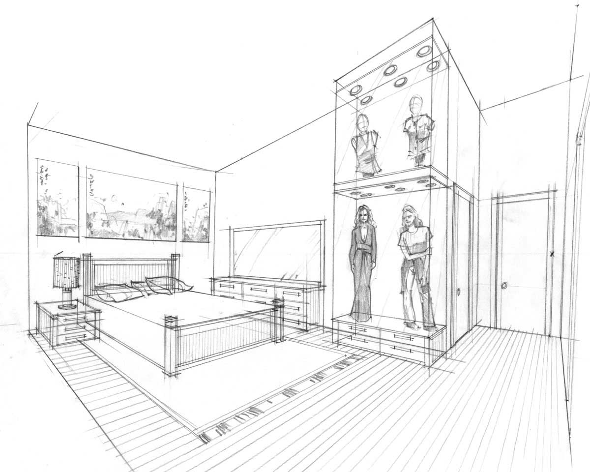 Home Plan Rendering
